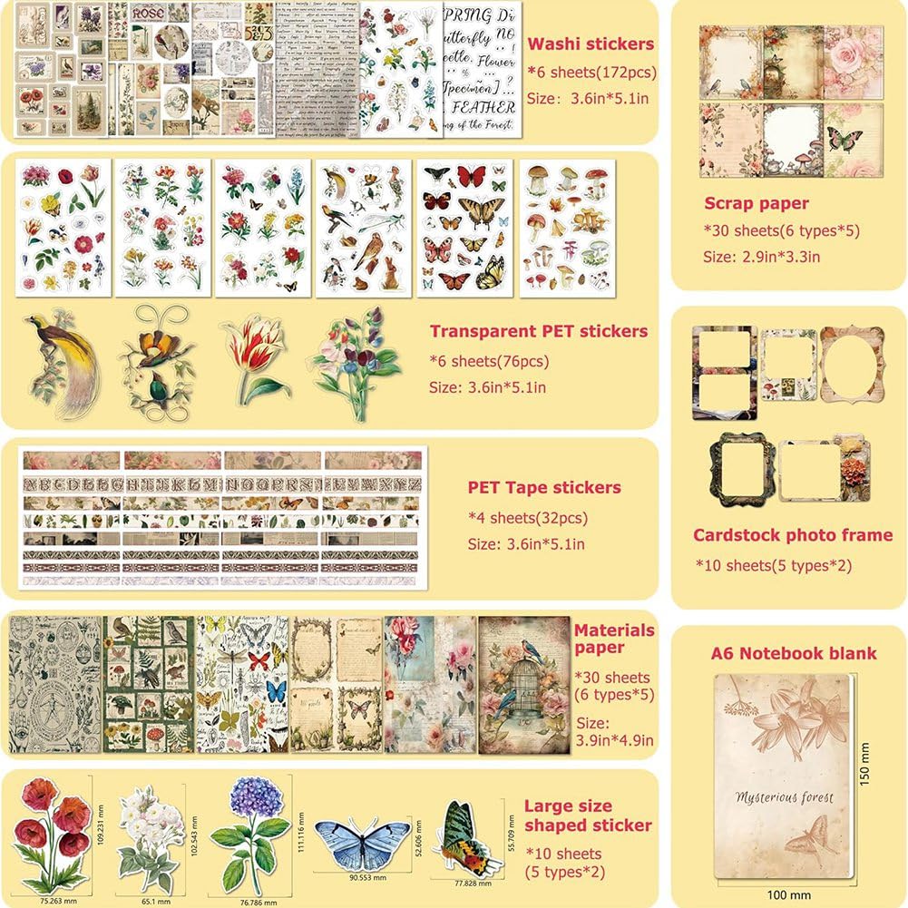 Scrapbook-zubehör im vintage-stil | Kostenlose Vektor Scrapbook-zubehör im vintage-stil | Kostenlose Vektor