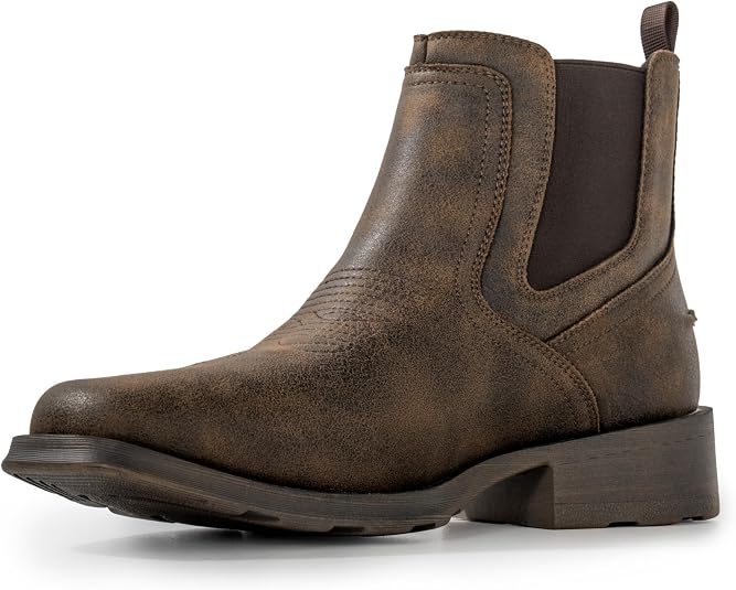 Cowboy Boots for Men: Square Toe Western Chelsea Boot Review