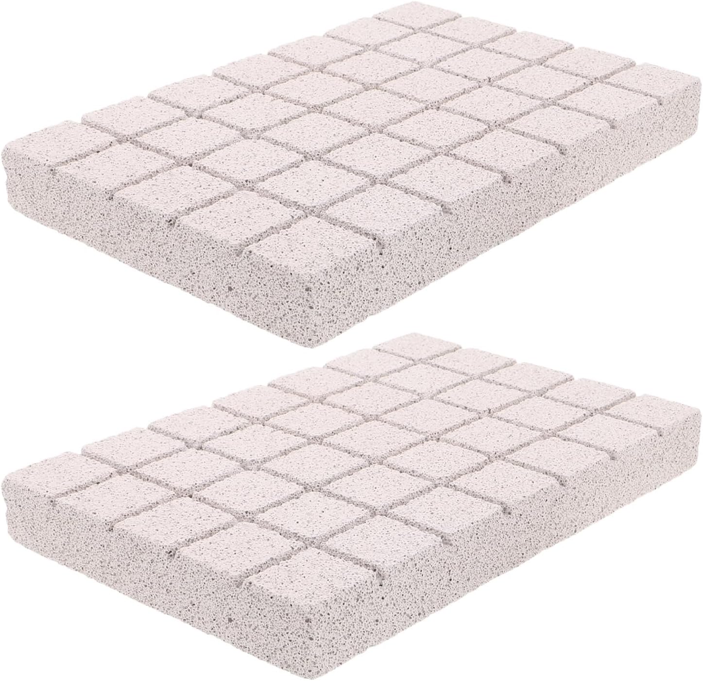 2pcs Rabbit Grinding Claw Pad - Pets Grinding Beak & Claws Lava Stone - Guinea Pig Ferret Hedgehog Gerbil Bunny Cage Accessories