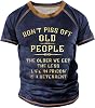 Generic Men's Green Cotton Blend Crew Neck T-Shirt, Loose Fit, Short Sleeve, Size M AS 16-17.5, 1 Count