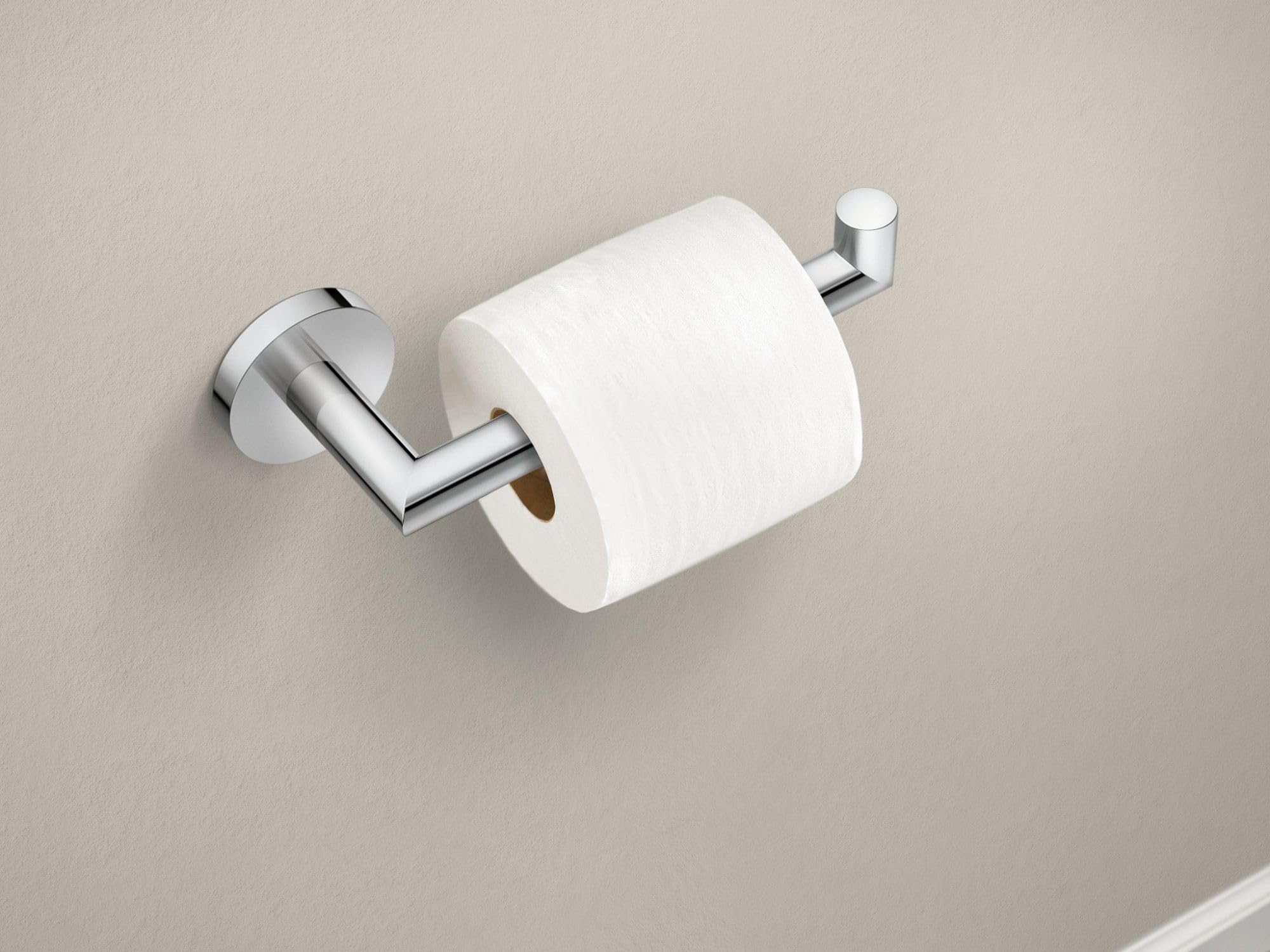 Minimalist Quick Change Toilet Paper Roll Holder by Chriswak, Paper