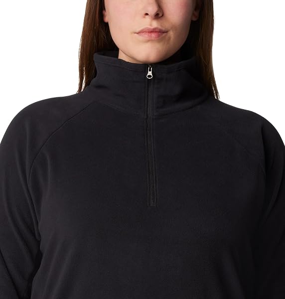 Columbia Glacial IV, Maglione in pile con cerniera a mezza lunghezza, Donna, Rosso (Beet Red/Daredevil), Taglia XL - 4