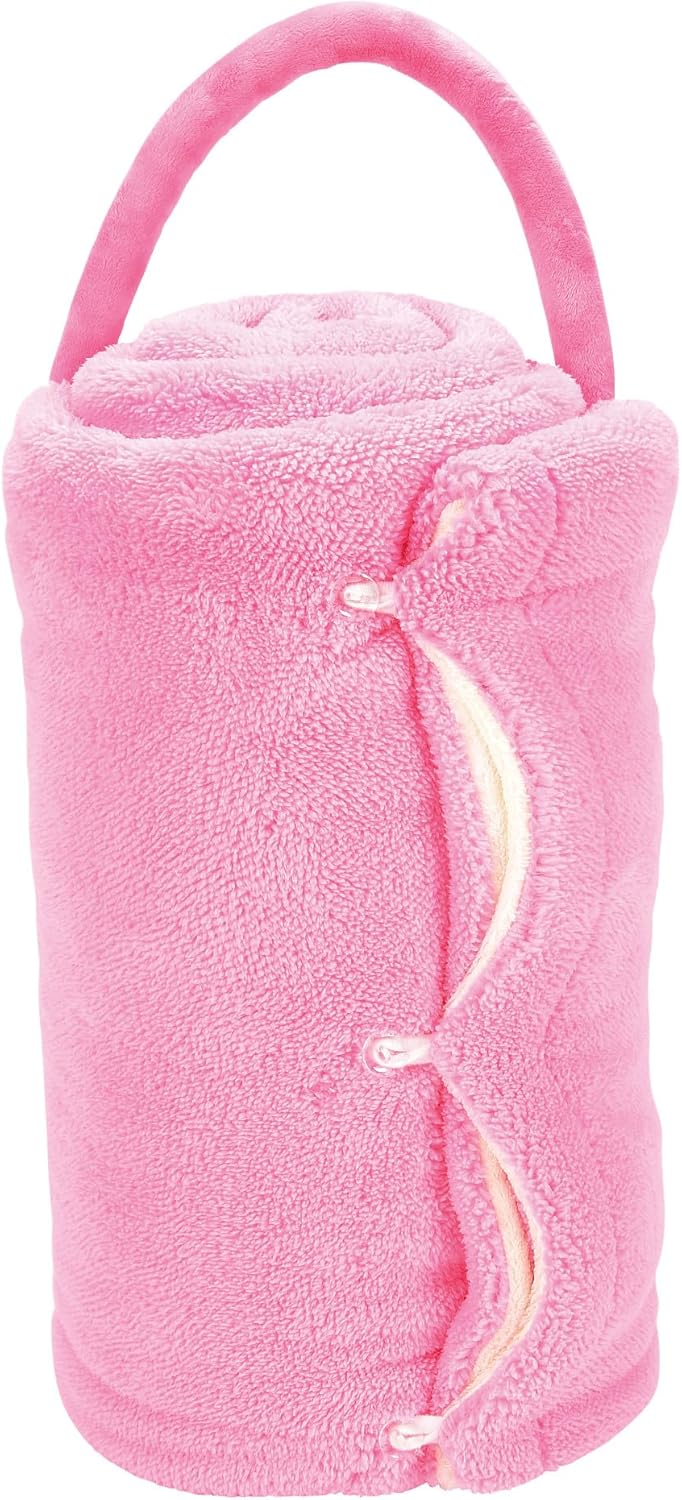 Department 56 Snowpinions Sanrio My Melody Holding a Strawberry Throw Blanket, 45 by 60 Inch, Multicolor