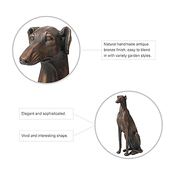 グレイハウンドの置物 ダークグレー VINTAGE ANTIQUE ASHTRAY GREYHOUND DOG FIGURE ヴィンテージ
