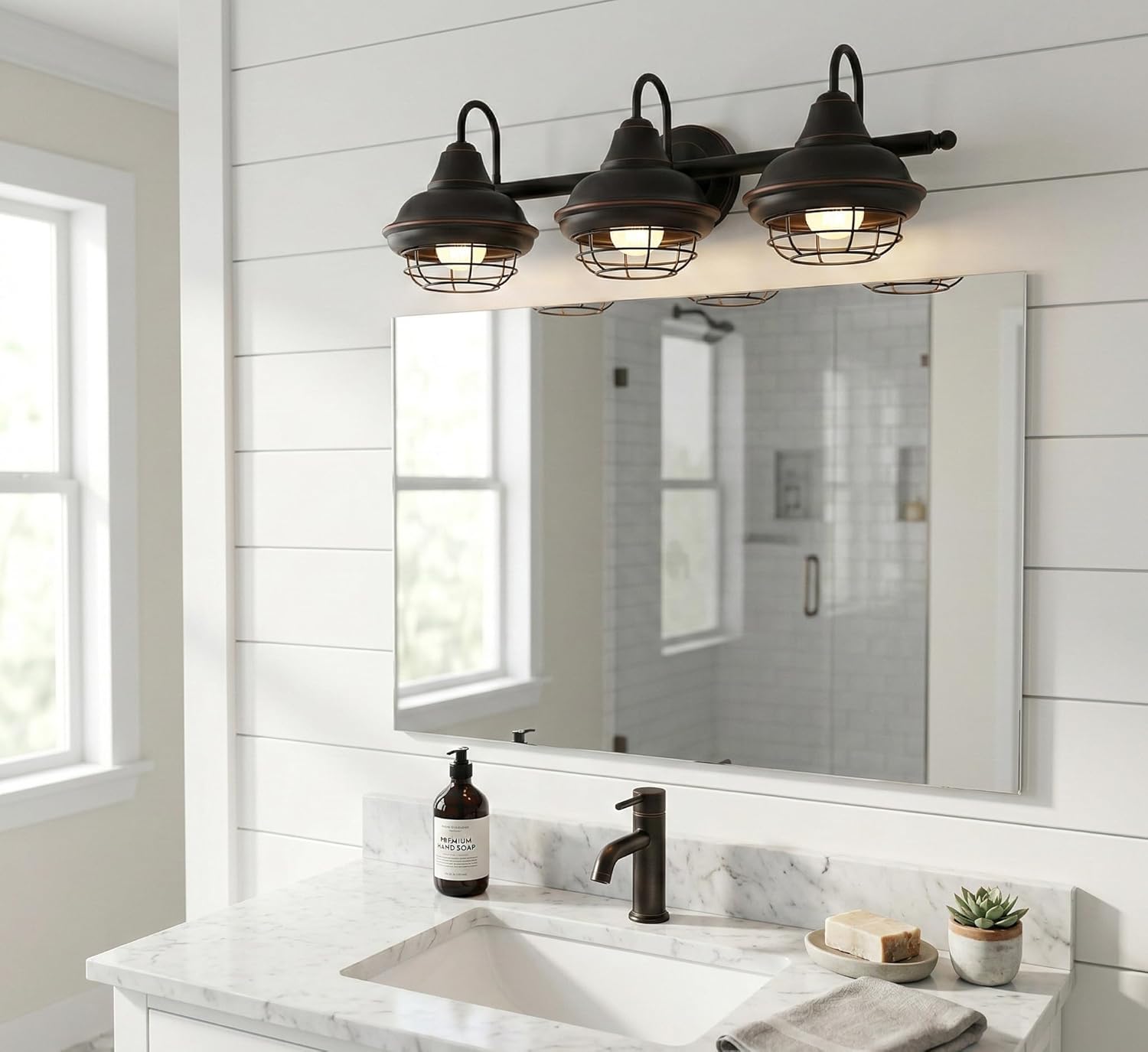 Designers Impressions Charleston Oil Rubbed Bronze 3 Light Wall Sconce/Bathroom Fixture: 10010