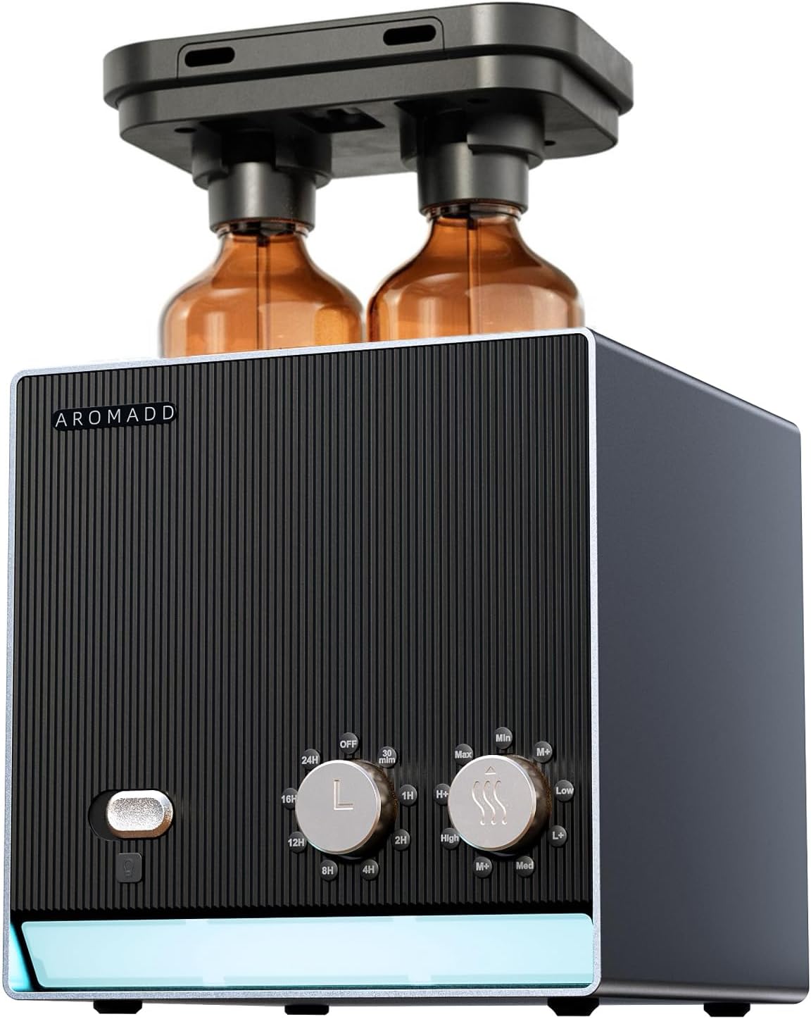 2025 Upgraded 2000 Sq Ft Dual Nozzle Smart Waterless Diffuser, 2×200ml Scent Air Machine for Home Hotel Collection Diffuser Cold Air Technology Waterless Essential Oil Diffuser for Large Room