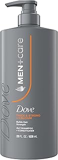 DOVE MEN + CARE Champú 1 unidad Grueso y Fuerte, fortalece el cabello, con calcio 28 fl oz