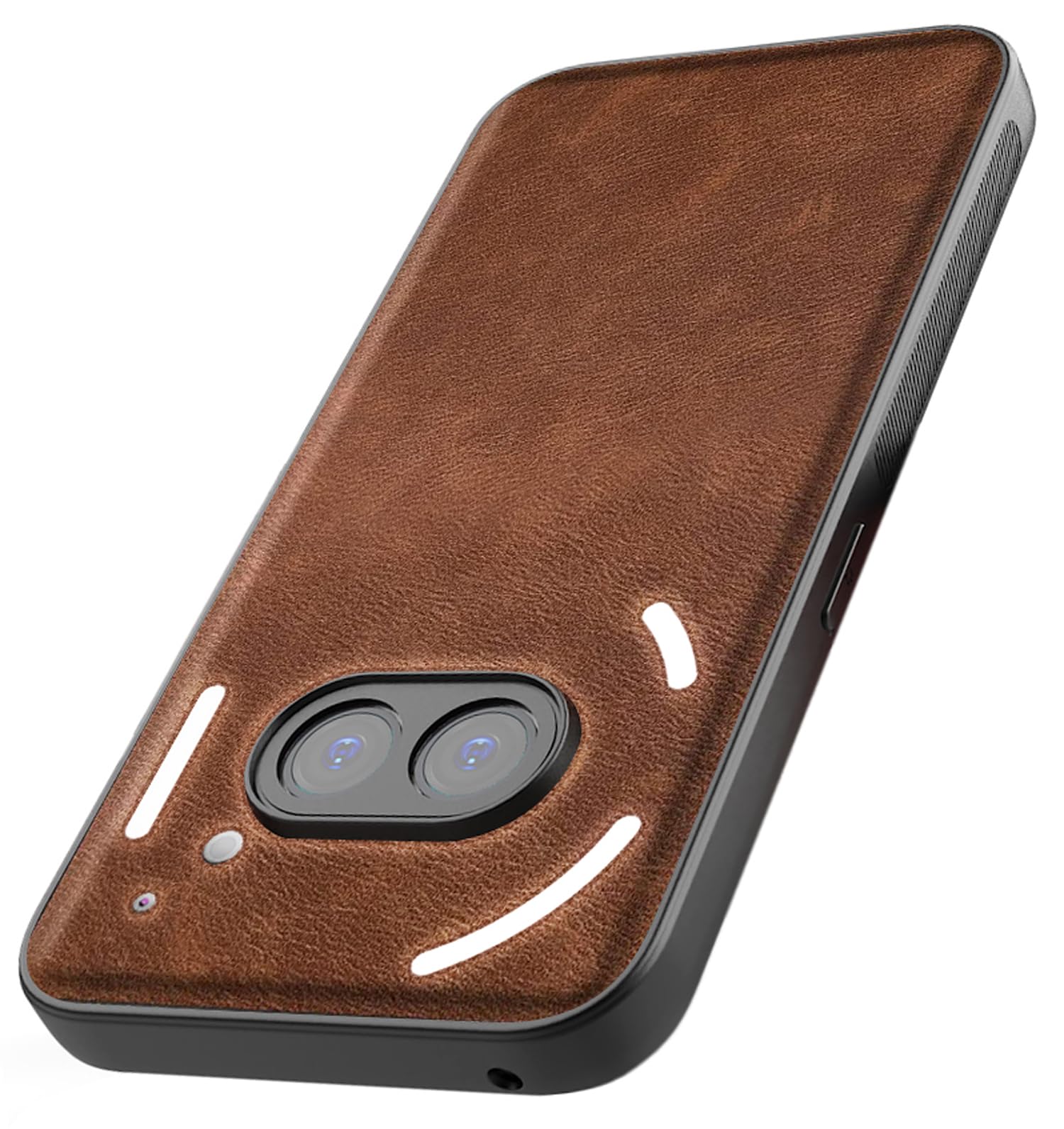 Kapa Tux Leather Back Cover for Nothing Phone 2A / 2A Plus | Slim Shockproof Camera Protection Bumper Case (Brown) (B0D2DC9PK6) Amazon Price History, Amazon Price Tracker