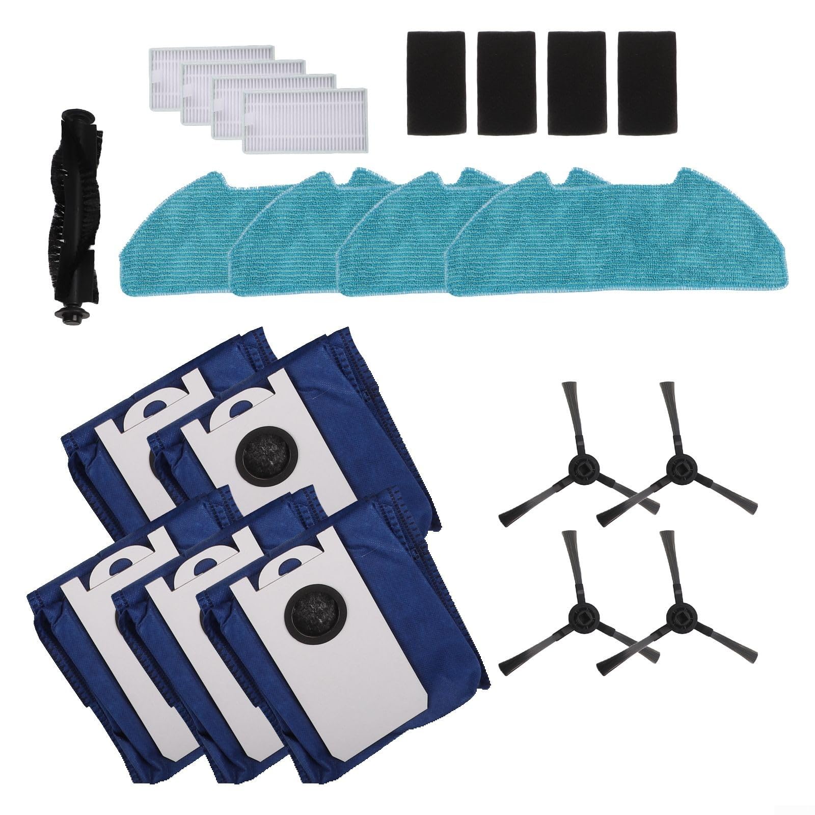 Kit Accessori Robot con Filtri HEPA e Panni Mop(B)