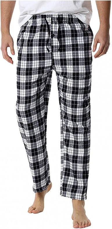 Amazon.com: Gillberry Pijama de franela para hombre, con bolsillos,  pantalones de descanso, pantalones deportivos suaves, para hombre, color  rojo, negro : Deportes y Actividades al Aire Libre