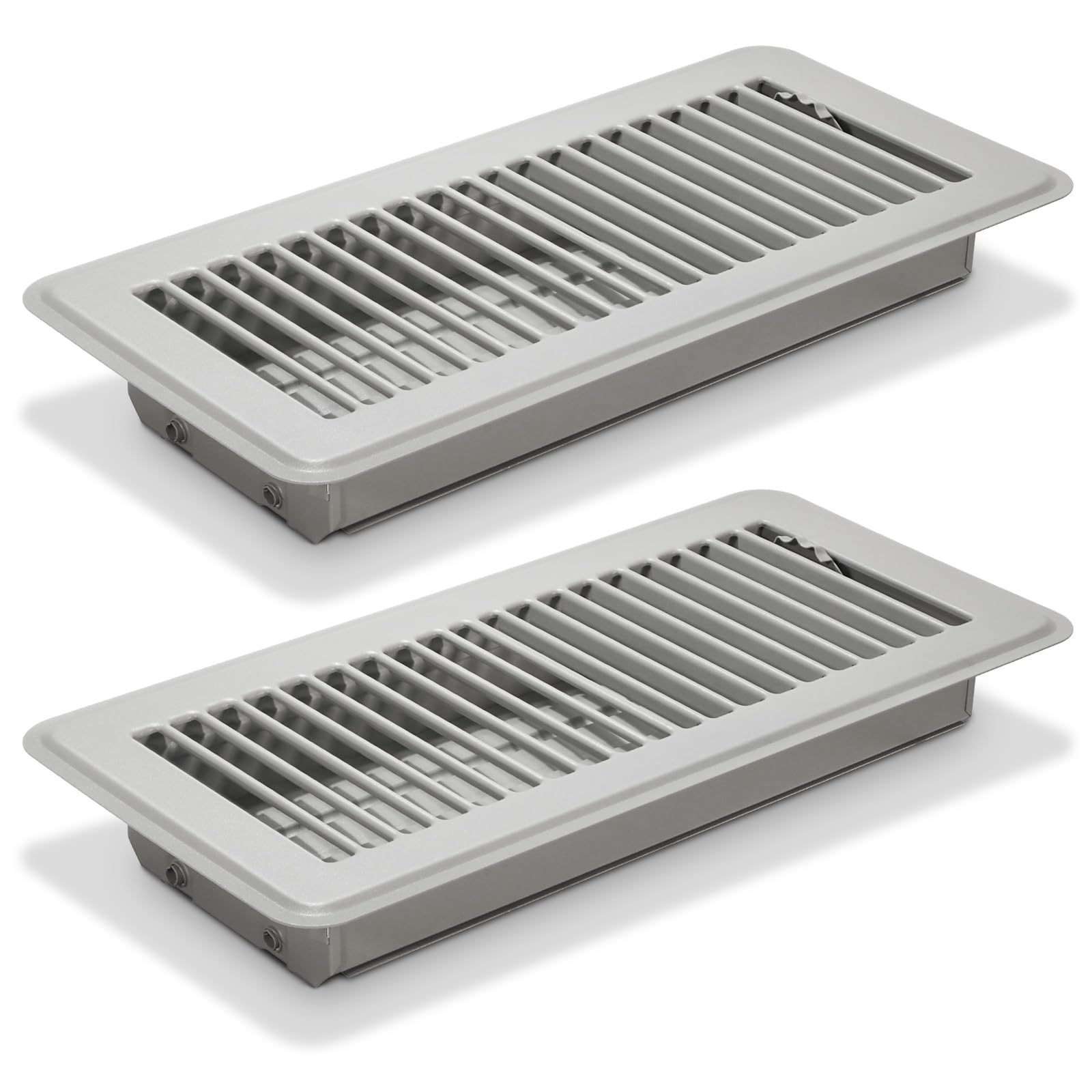 4" x 10" Floor Register Heavy Duty Steel Floor Air Vent Cover with ...