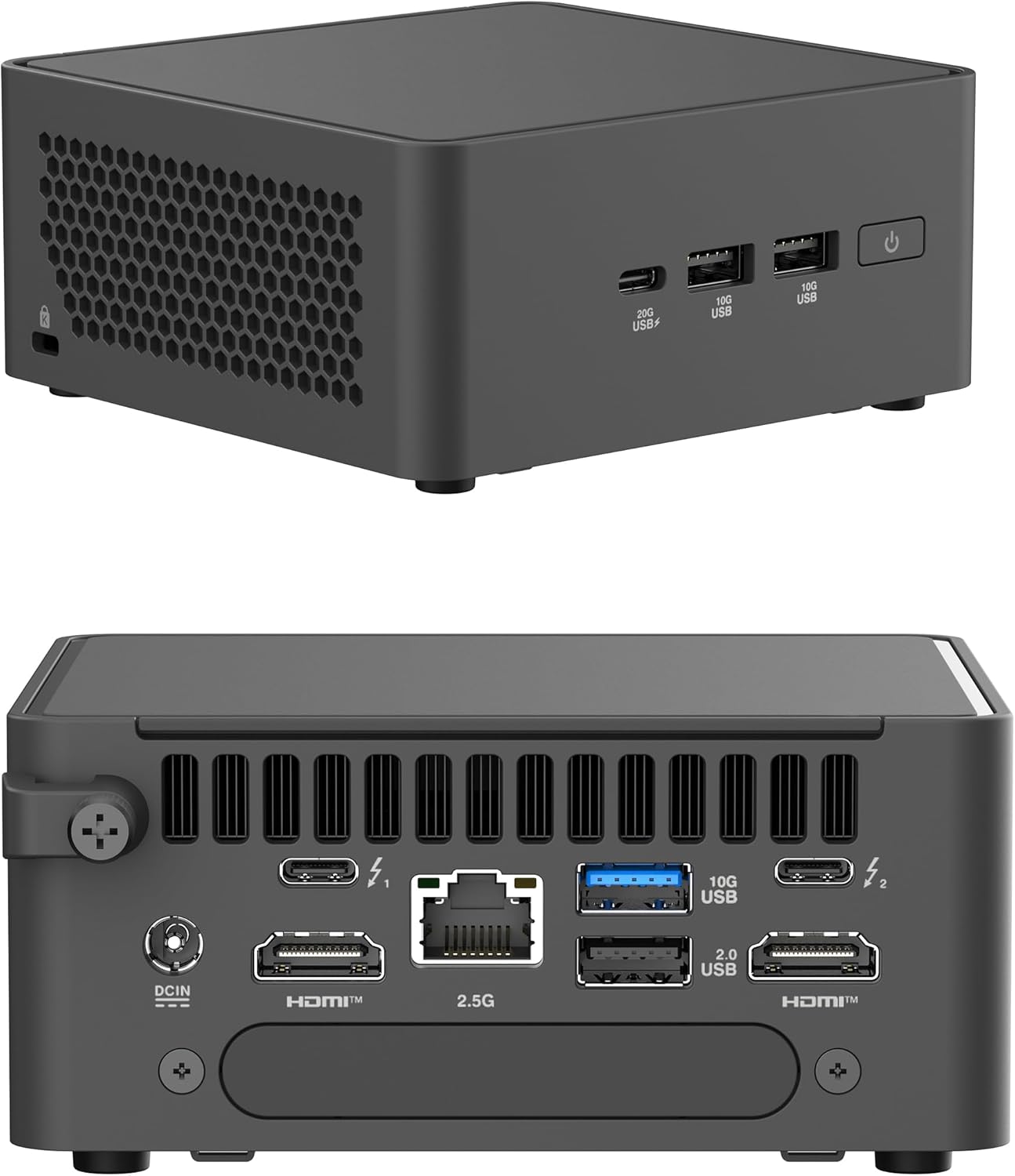 WEELIAO NUC 15 Pro Mini PC (NUC15CRHC7) Intel Core 7 240H,Up to 96GB DDR5, Intel Graphics, Wi-Fi 7, Bluetooth 5.4, PCIe SSD, Compact AI Desktop Computer(64GB RAM,4TB SSD),Support Windows 11 Pro