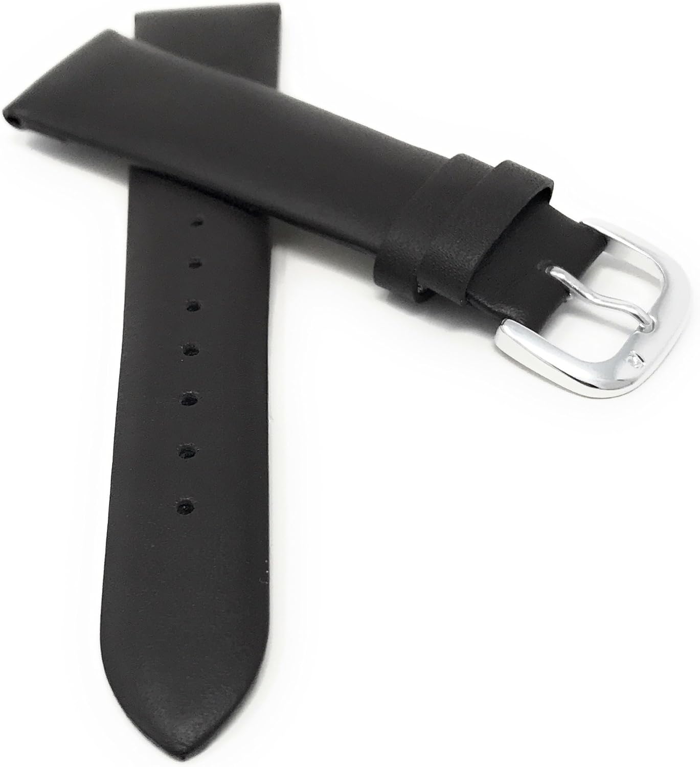 20mm, Modern Italian Leather Universal Smartwatch Band Strap