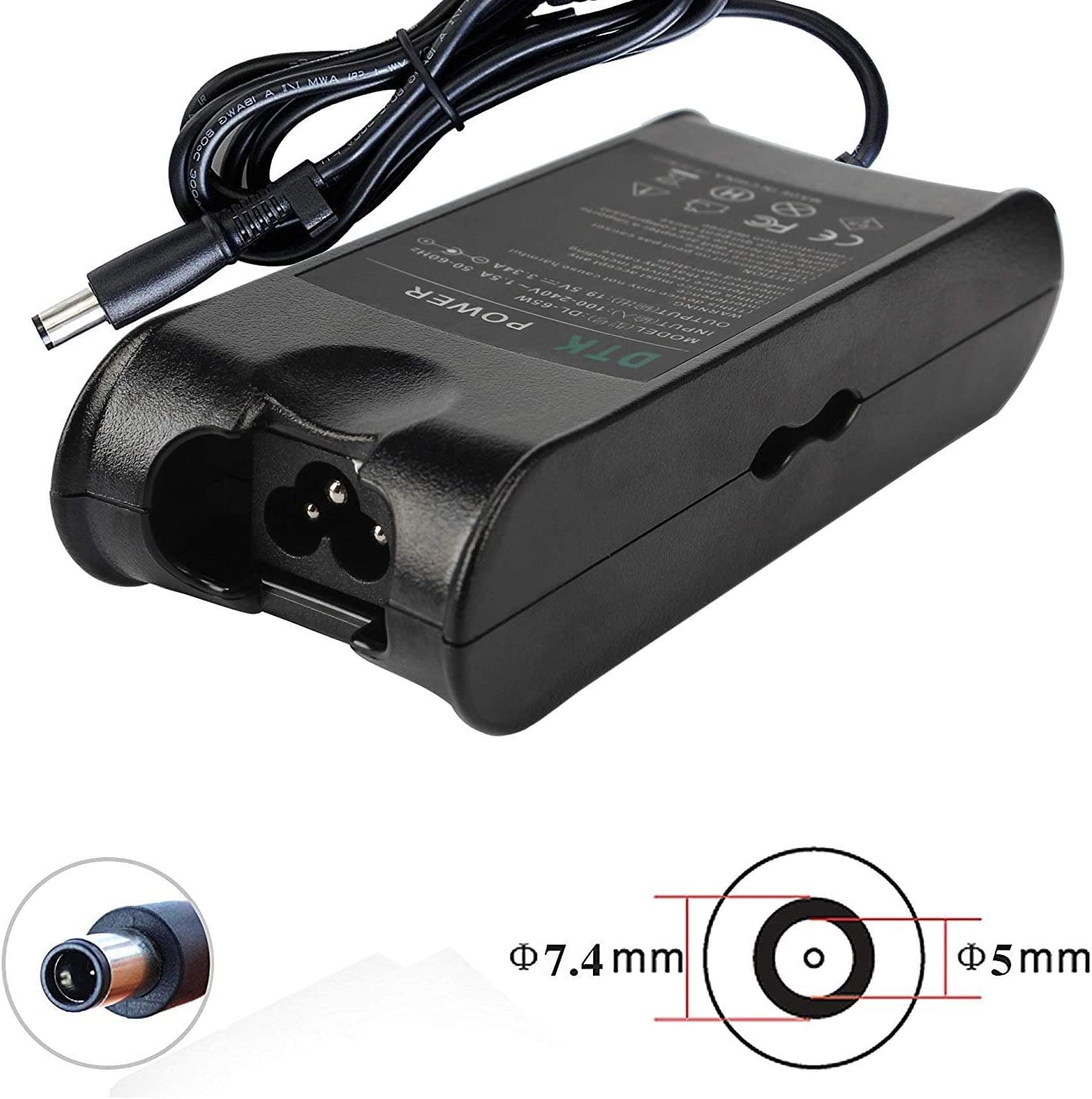DTK 19.5V 4.7A 90W PC Portatile Alimentatore caricatore per Sony Vaio Computer Caricabatteria Laptop Caricatori e alimentatori per PC portatili Notebook Adattatore Connettore:6.5 x 4.4mm