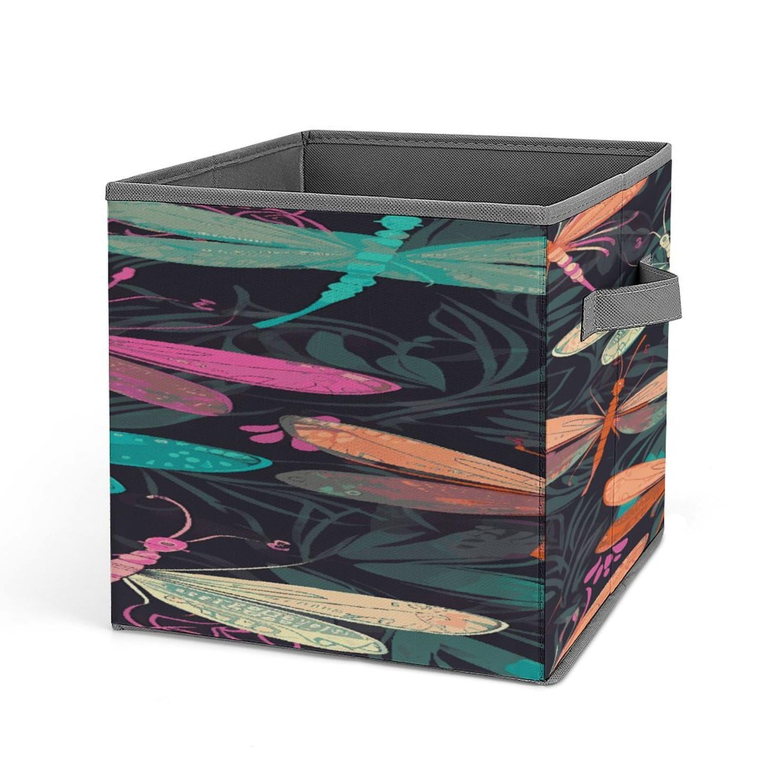 Fekiloot Style Cute Dragonfly Storage Bins Storage Baskets