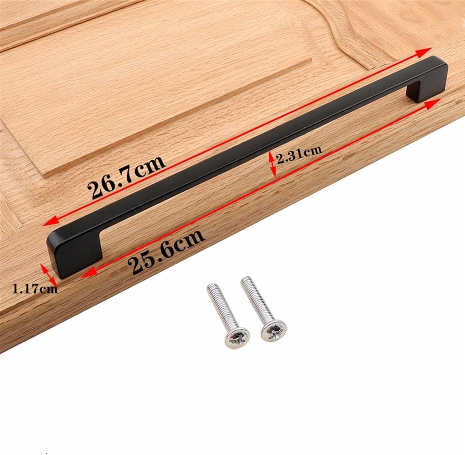 1Pcs Furniture Handle Drawer Knobs and Handles for Cabinet Wardrobe Zinc Alloy Door Pull 96mm/128mm/160mm/192mm/320mm Hole Pitch Furniture Accessories