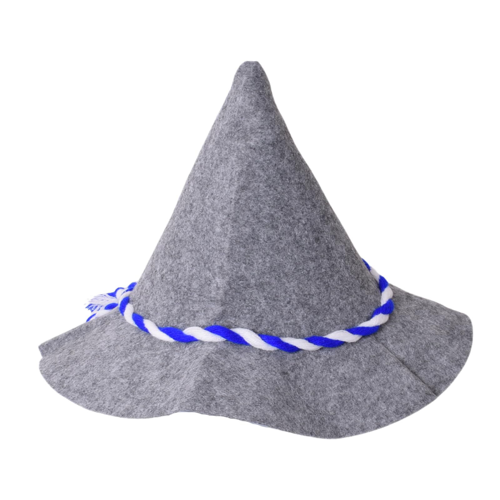 Seppelhut Oktoberfest, Volksfest traditional Bavarian hat, blue and white cord in one size, quantity: 1, 1 Items