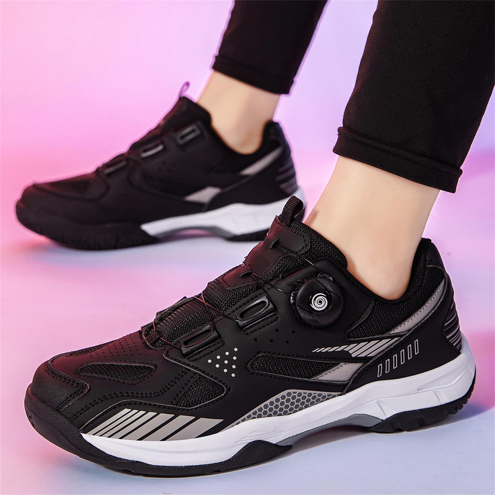 Chaussures De Badminton Chaussures De Tennis De Table Légères pour Hommes Femmes Baskets Tout-Terrain Non Marquantes Et Antidérapantes