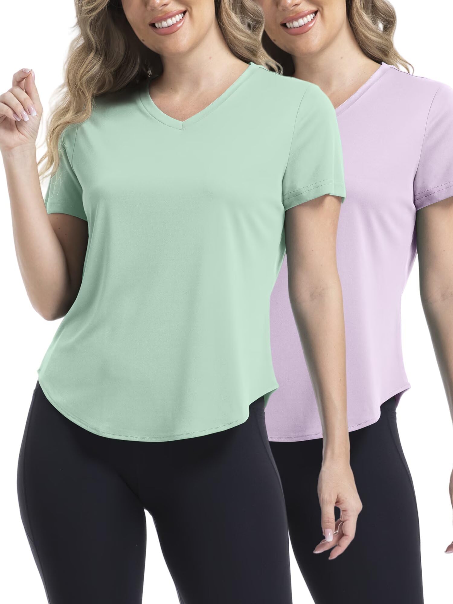 YGDHST Women's Sun Shirts UPF 50+ Protection Shirts Rash Guard Long Sleeve Sun SPF Workout Tops Shirt for Swim Beach Running