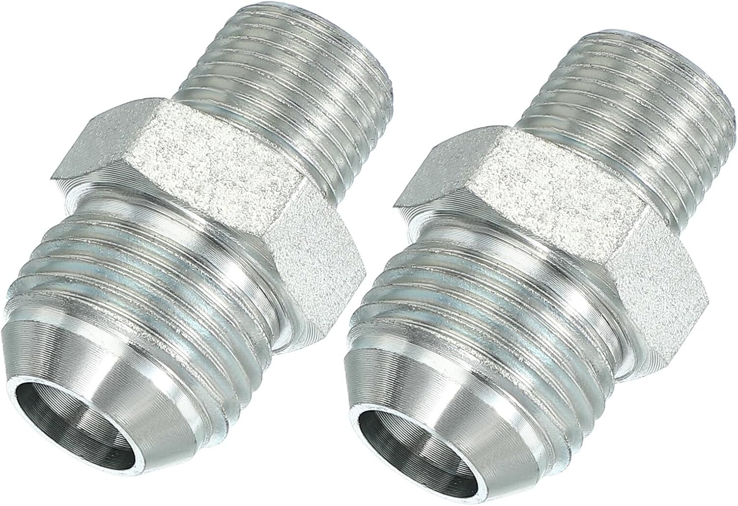 2Pcs Pipe Adapter 7/8"x3/8" NPT Hex Reducing Nipple Connectors Pipe Fitting