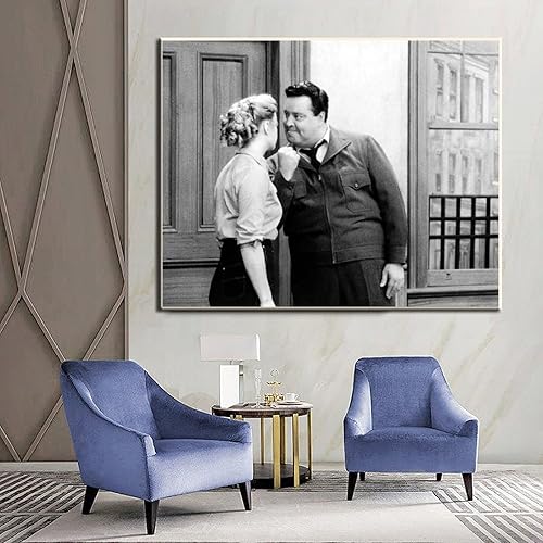 Miniatura 4 de AAHARYA Póster De Película De Comedia The Honeymooners Serie De TV 1955-1956 - Póster de pintura en lienzo e impresiones artísticas de pared para