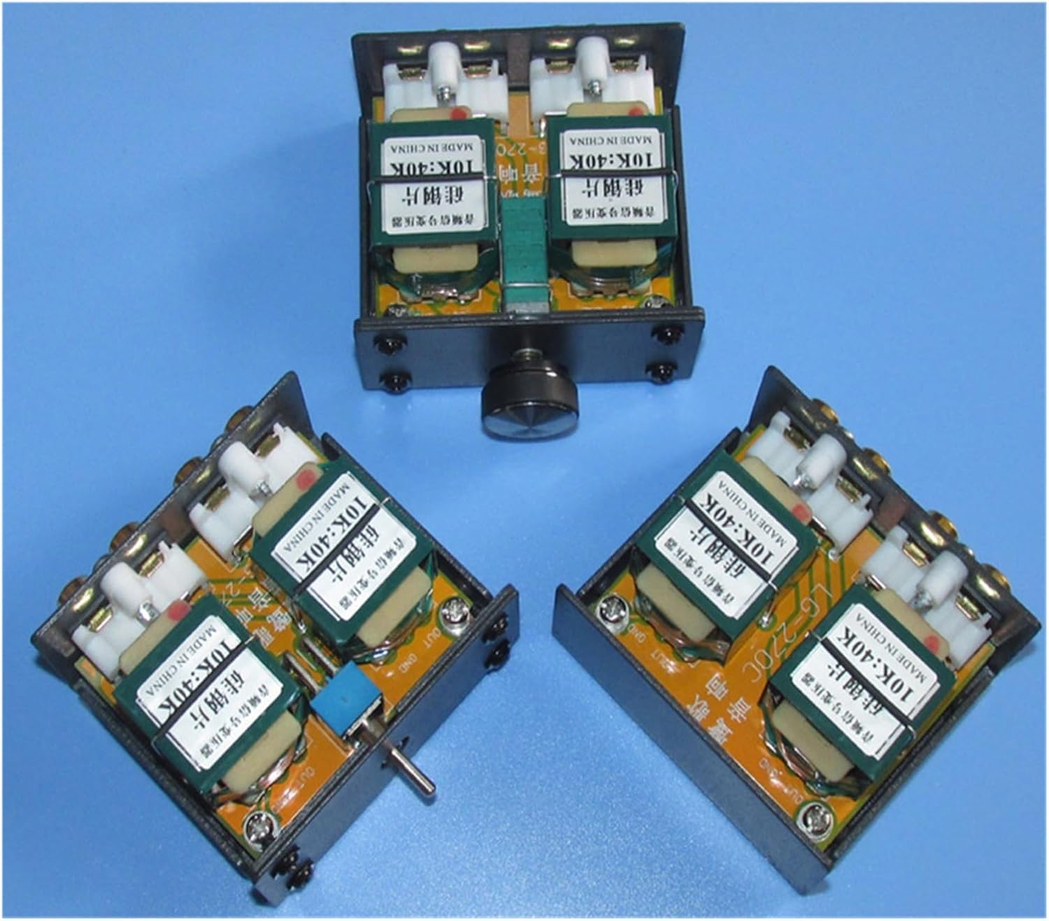 MeLphi 10K: 40K Wide Frequency Response Super Ares 2 Times Signal Boost Amplifier Audio Transformer Silicon Steel Sheet Boost Transformer (Color : with Common Switch)