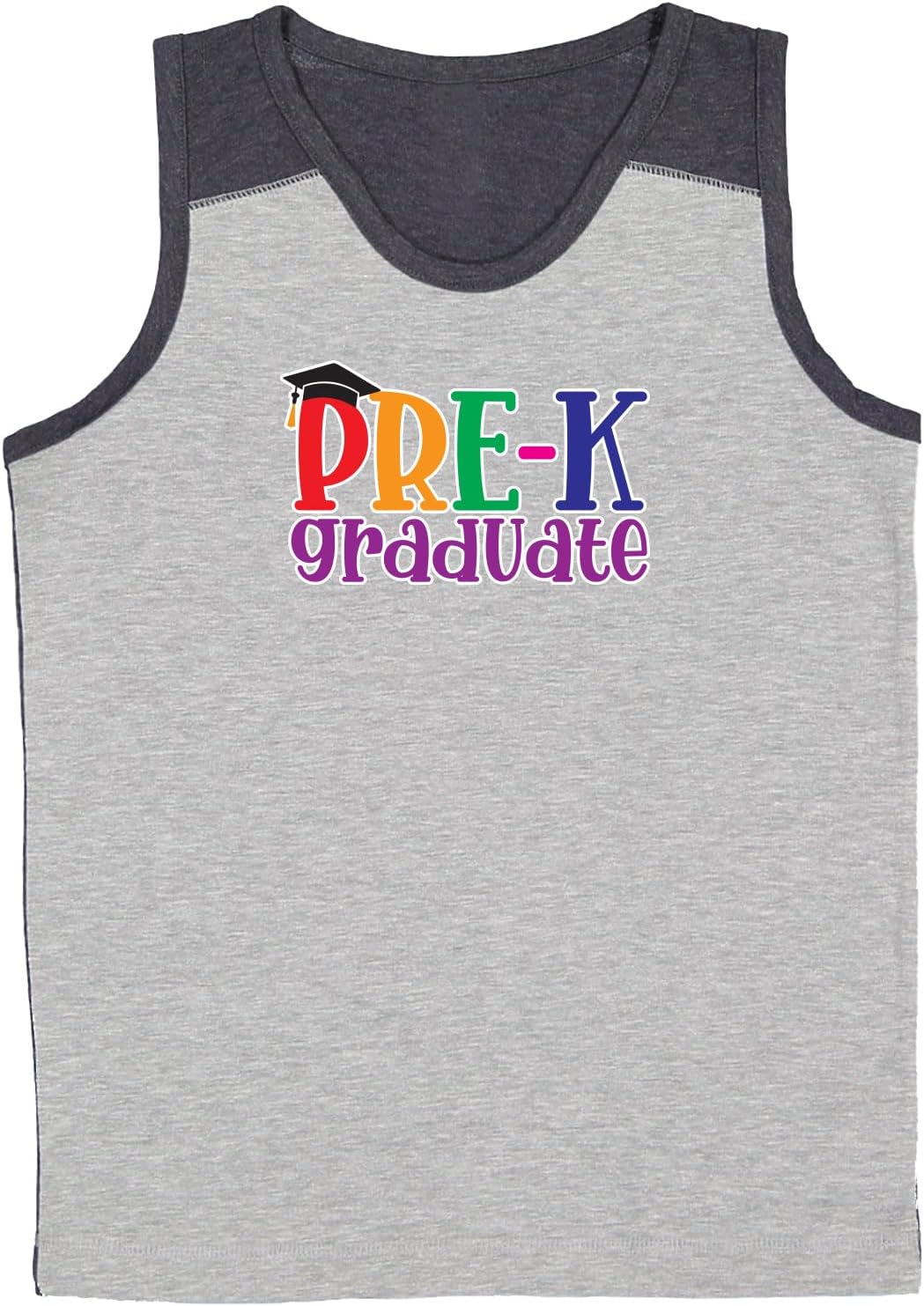 Pre-K Graduate - Pre-School Kindergarten Youth Contrast Back Tank Top