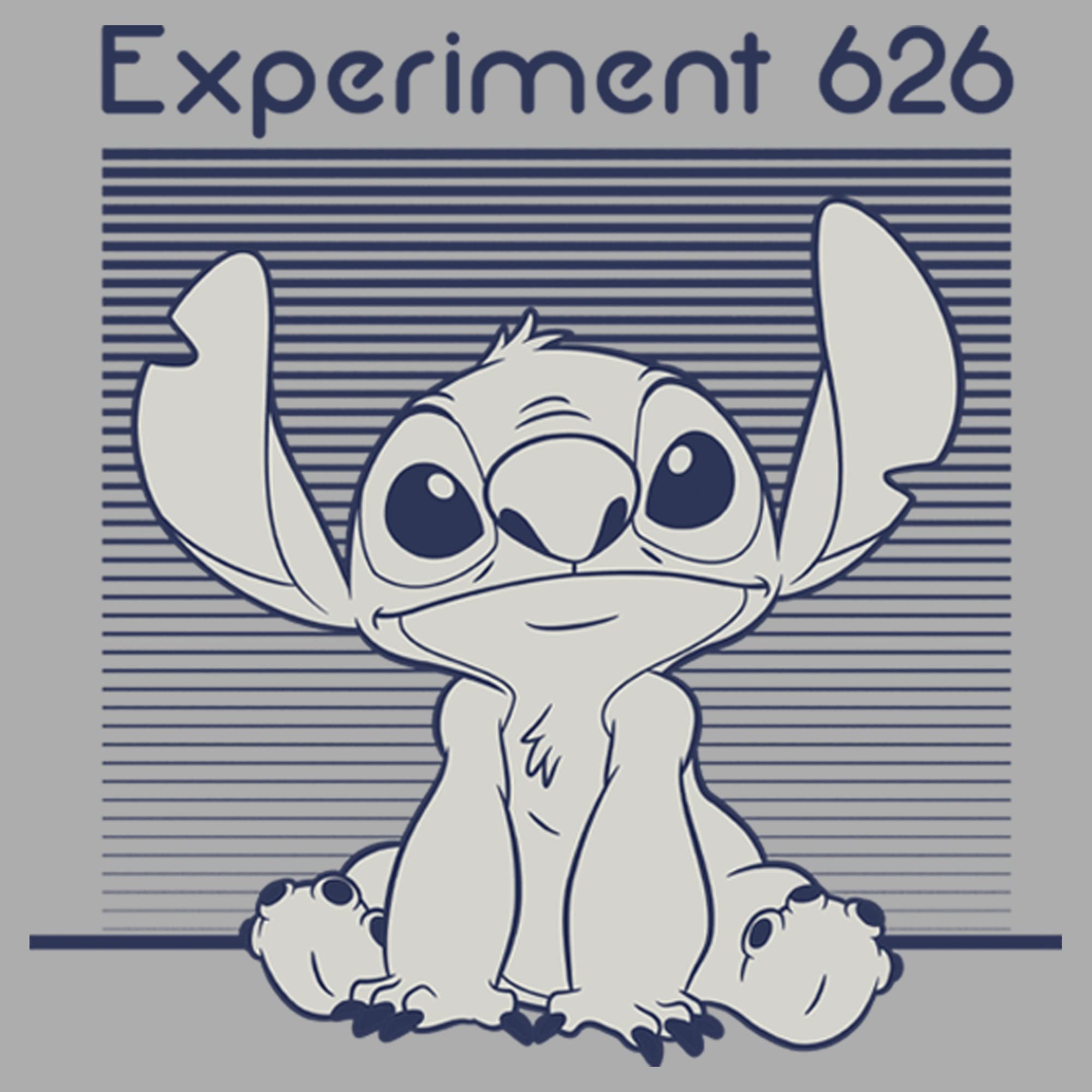 Disney Lilo & Stitch Stitch Experiment 262 Monochromatyczna granatowa chłopięca wrzosowa koszulka Chłopcy Lilo & Stitch - Stitch Experiment 262 Monochromatyczny Granatowy T-shirt