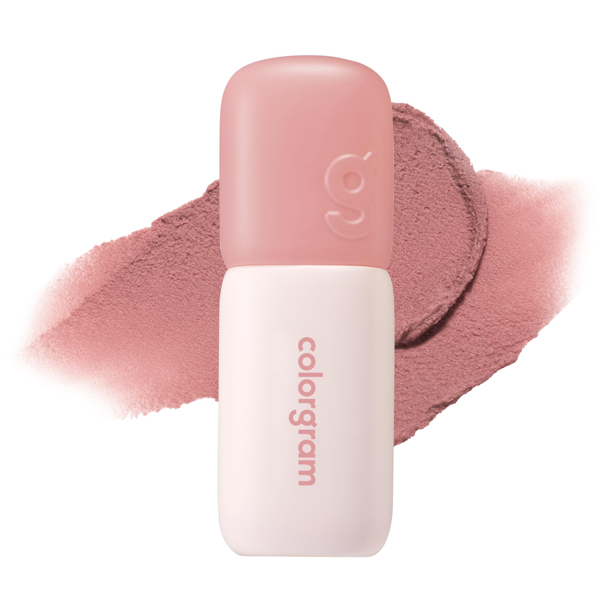 COLORGRAM NUDE BLUR TINT 02 CHARMING PINK | K-Beauty Makeup, Soft-Focus Matte Lip Stain, 2-in-1 Lip & Cheek
