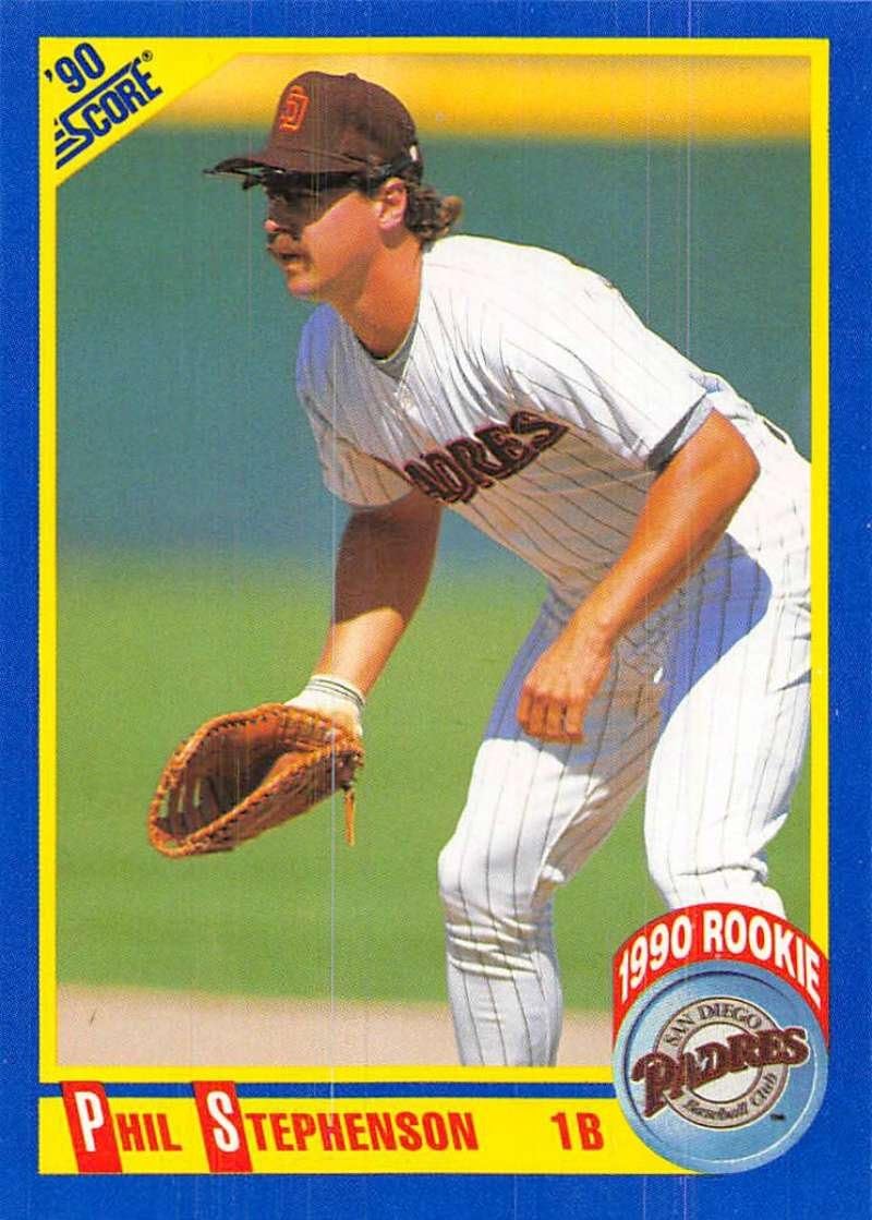 1990 Score Baseball 642 Phil Stephenson San Diego Padres