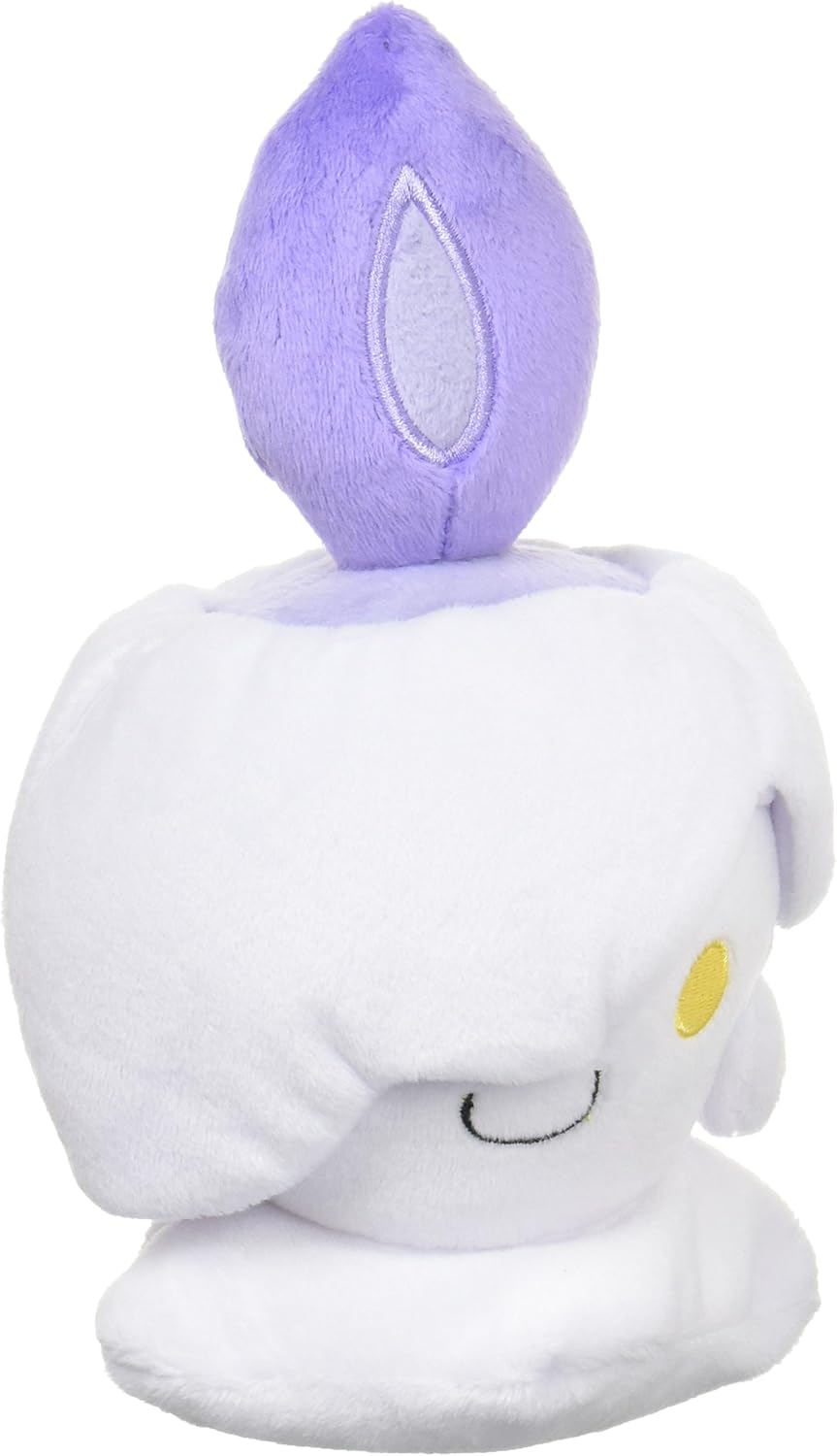 Sanei Pokemon All Star Collection Litwick Stuffed Plush Toy, 7"