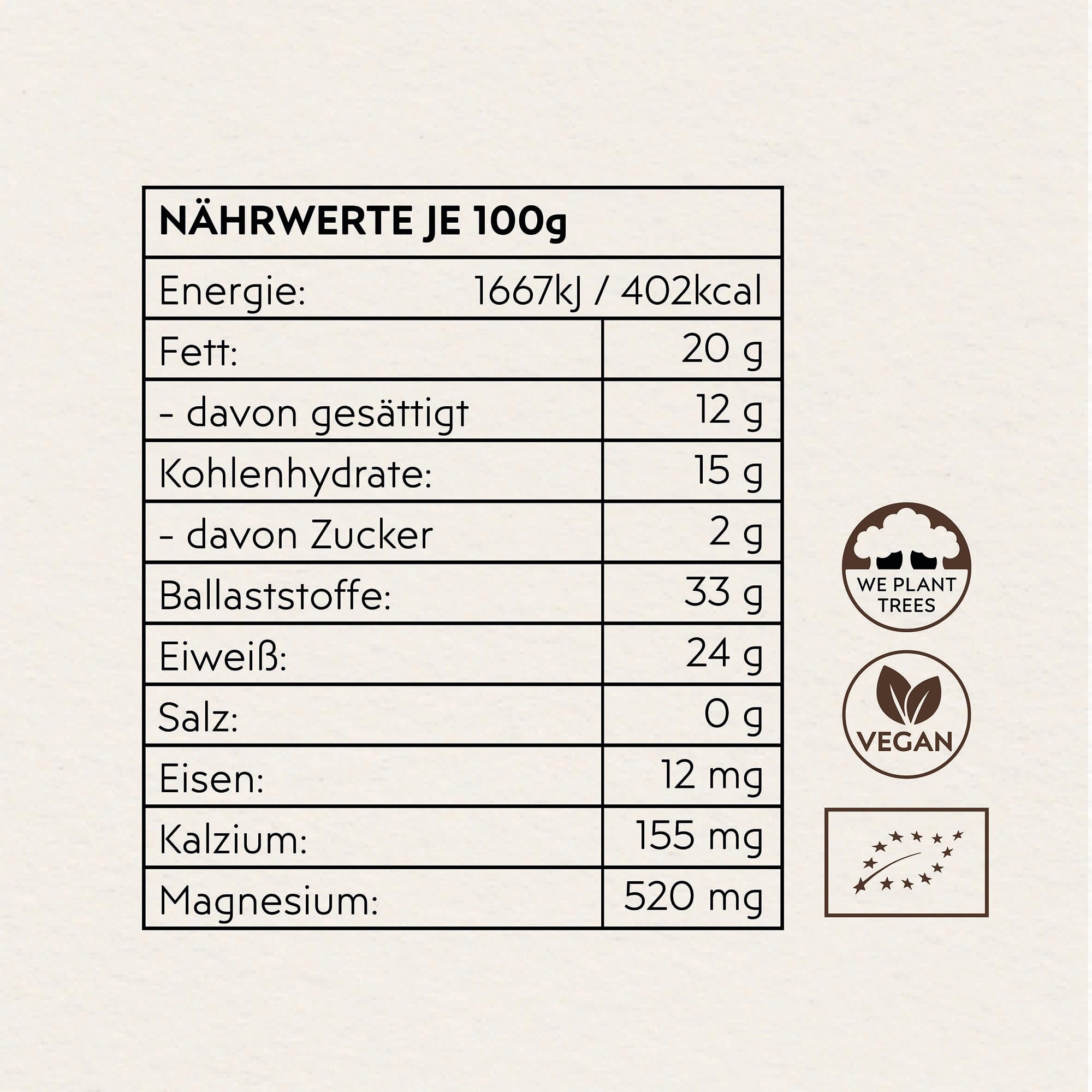 Bio Rohkakao Pulver 100% Melange 2x 500g - Vegan, vollmundig, ohne Zusätze