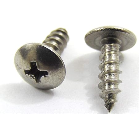 Shopcorp #8 X 1-1/4" Stainless Steel Truss Head Sheet Metal Screws - Phillips Drive, Self-Tapping (Pack Of 50) - View #8