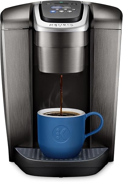 Keurig K-Elite Single Serve K-Cup Pod Coffee Maker (Brushed Silver)