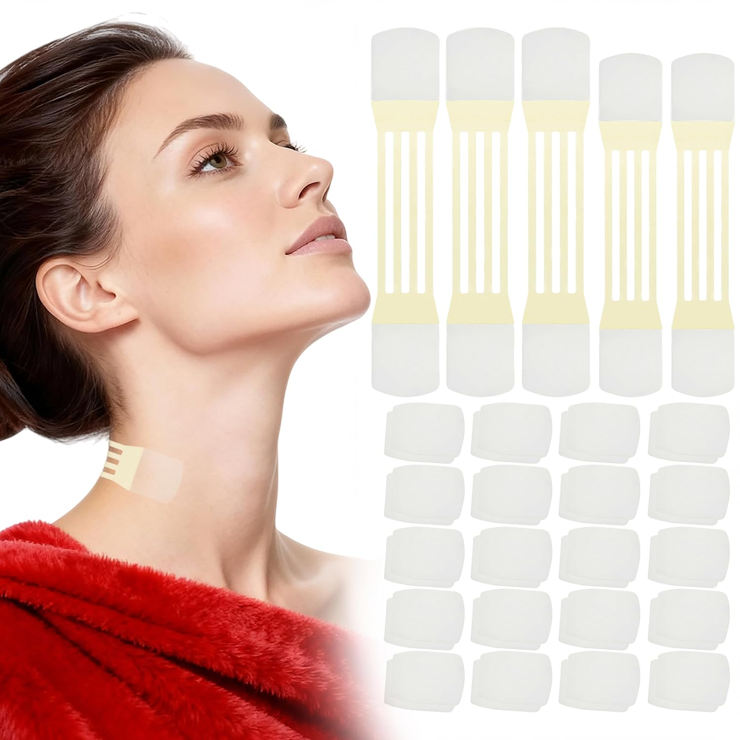 Invisible Neck Lifting Tape - Jawline Definition Strips