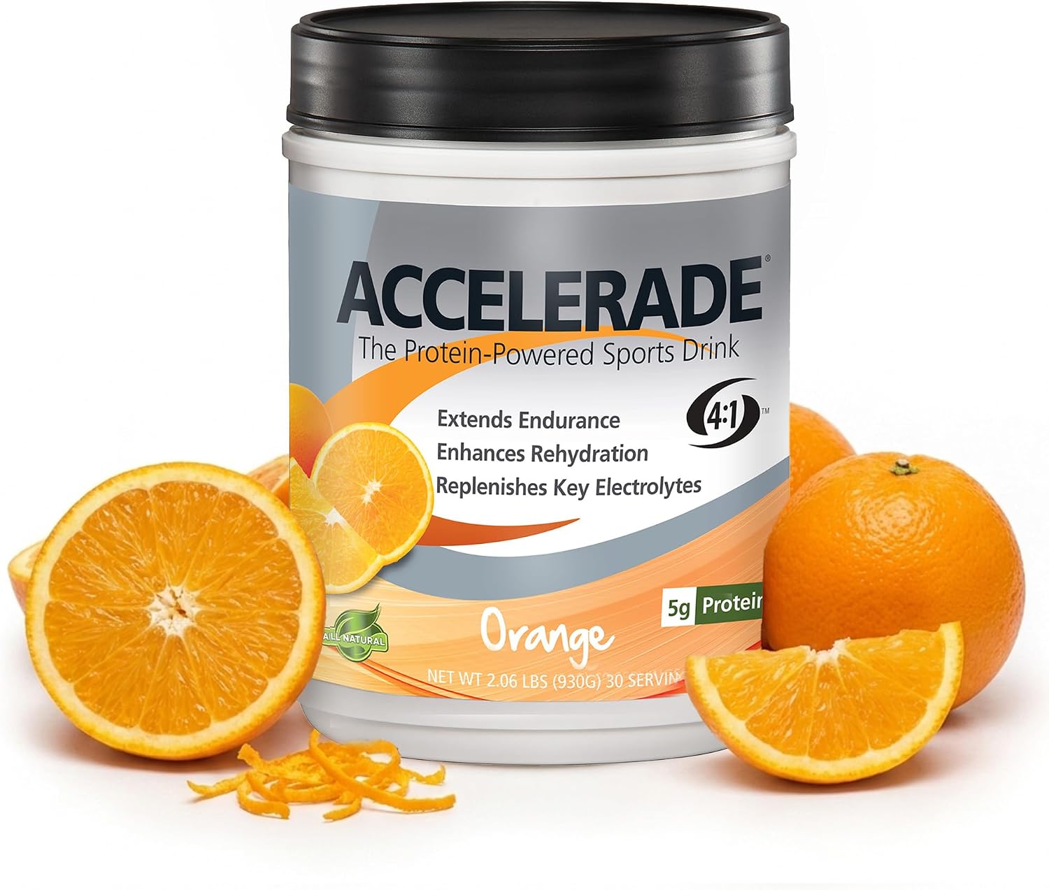 Accelerade PacificHealth Hydration Drink Mix, Orange, 30 Servings