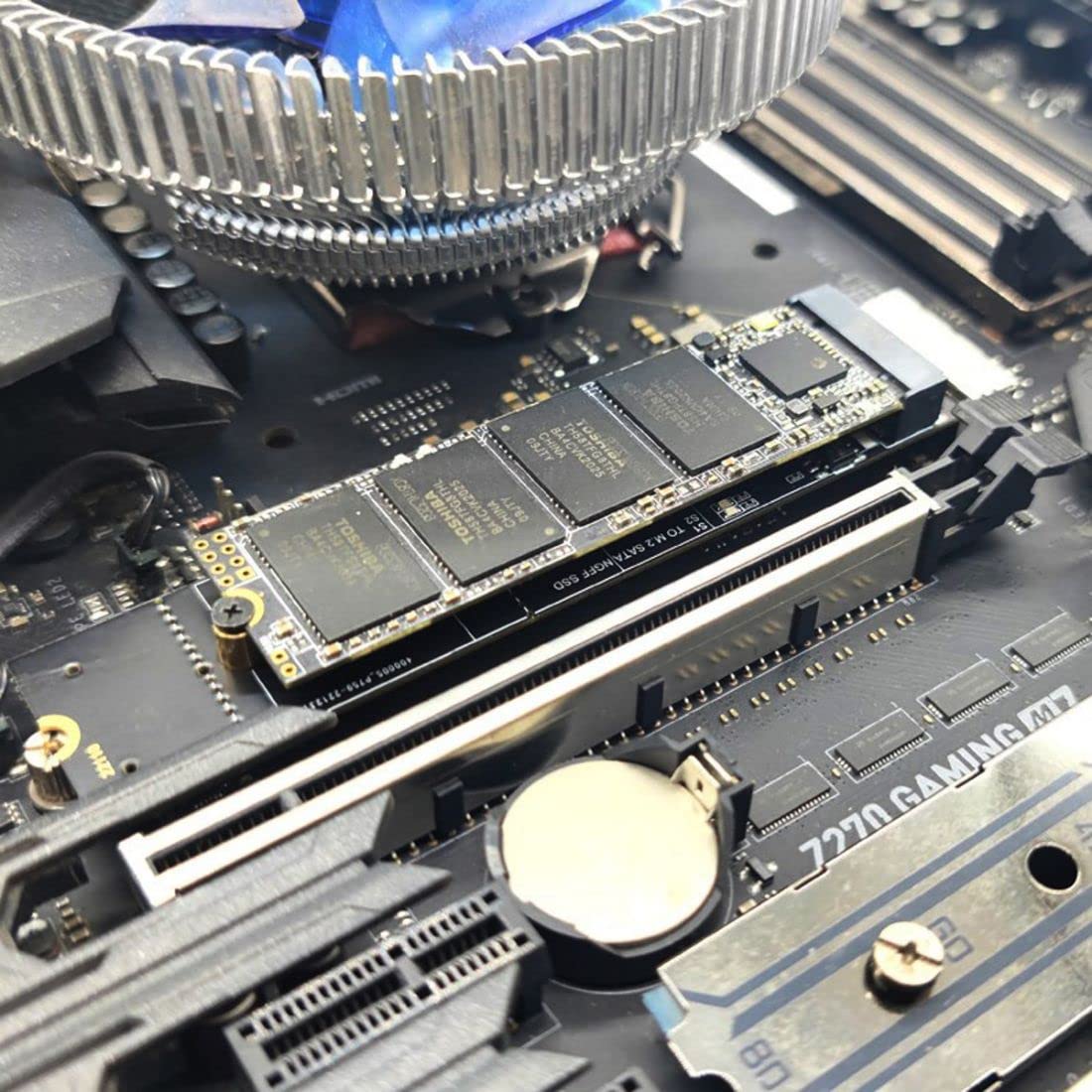 chenyang Adaptador convertidor de tarjeta de expansión M.2 SSD SATA NGFF B+M a NVME M-Key JMB582 Chipset para placa base 2230/2242/2260/2280/22110