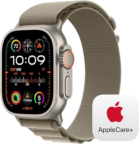 Miniatura 8 de Apple Watch Ultra 2 [GPS + Celular 49mm] Smartwatch con caja de titanio resistente y correa Alpine Loop Indigo Mediana. Rastreador de actividad, GPS