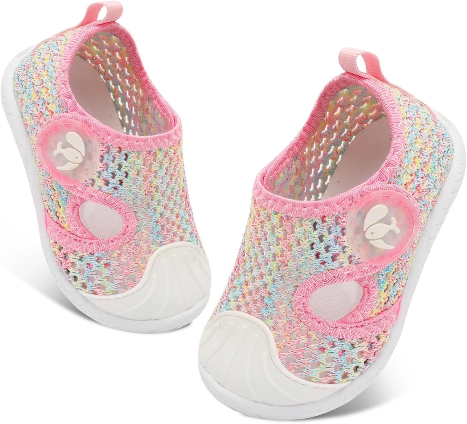 JIASUQI Baby Boys Girls Water Shoes Infant Qucik Dry Beach Swim Shoes Toddler Non-Slip Barefoot Aqua Socks