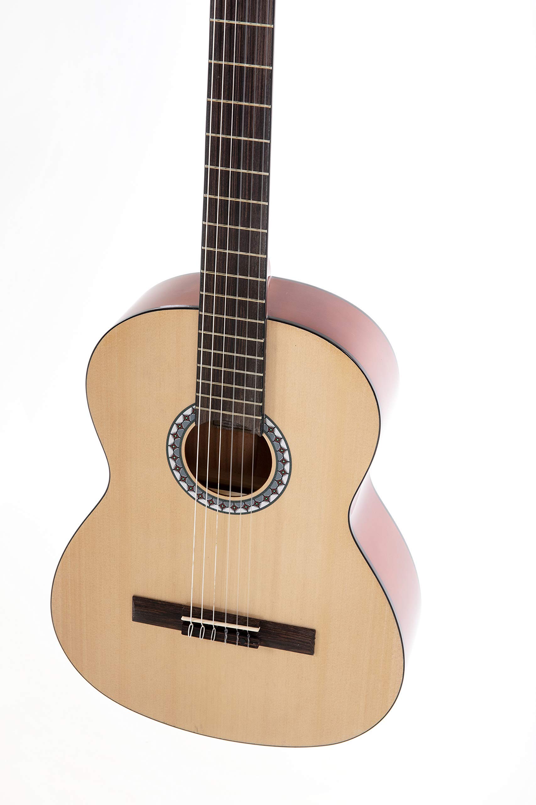 GEWA chitarra da concerto Basic Plus, chitarra classica, tavola in abete, corpo in tiglio, 3/4, naturale