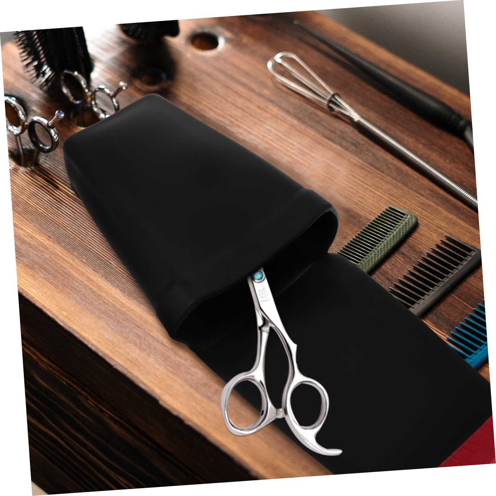 Beavorty Custodia Protettiva in Silicone Resistente al Calore per Piastra Chioma e Strumenti Caldi con Ventosa, per Uso in Viaggio, Design Isolante e Compatto