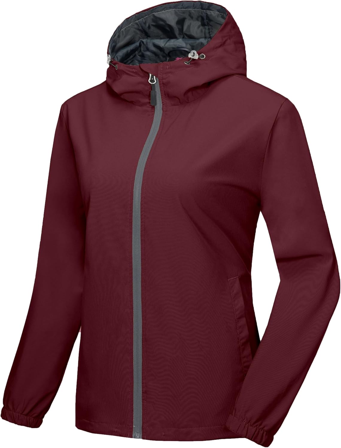 Little Donkey Andy Women's Lightweight Windbreaker Jacket Breathable Windproof Jacket Hiking Running Golf UPF50+