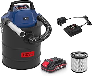 Güde AS 18-201-05 Aspirador de Cenizas inalámbrico, Negro/Azul