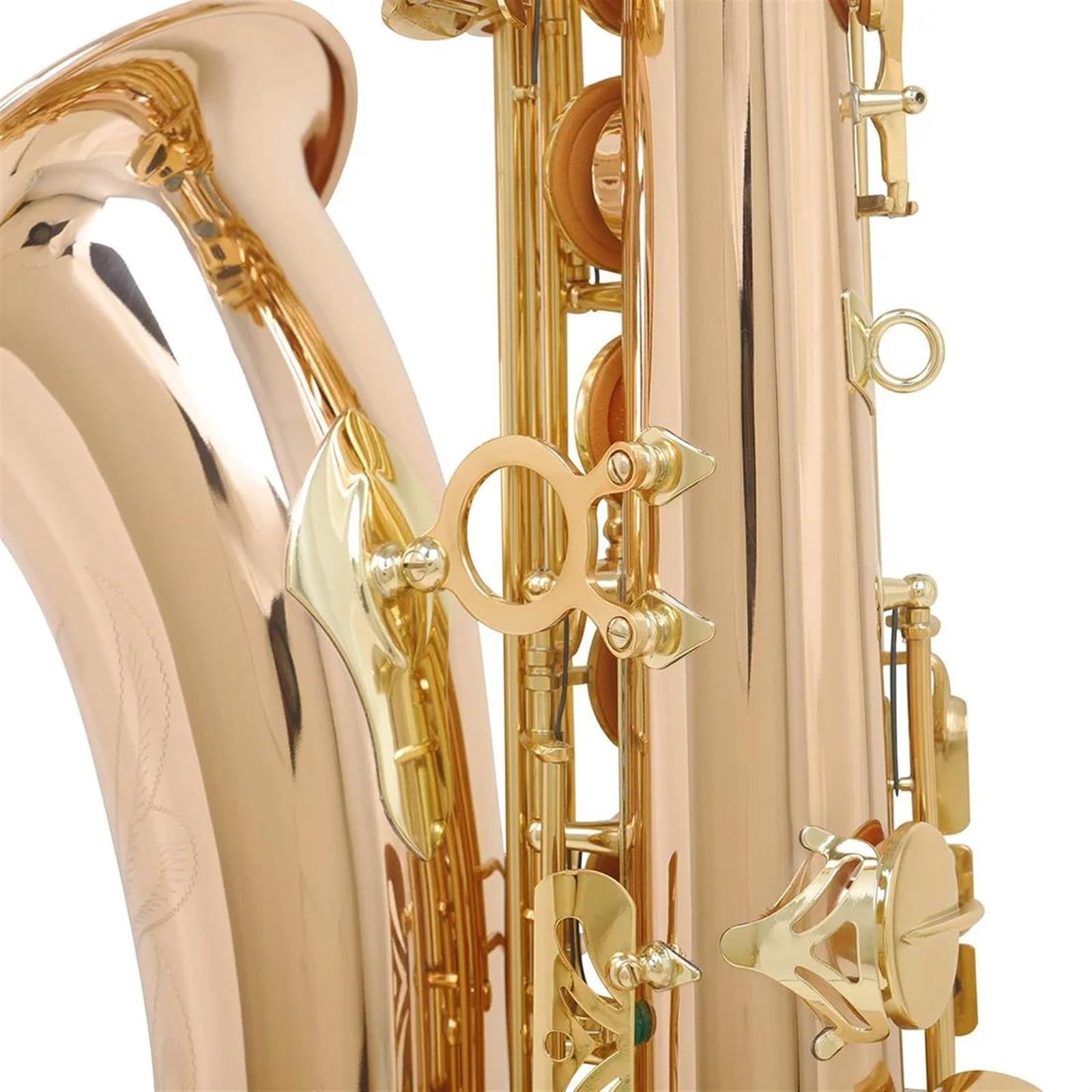 Saksofon Tenorowy Mosiądz B-płaski Tenorowy Saksofon Grawerowany Laserowo Instrument Dęty Drewniany Z Akcesoriami Do Walizki profesjonalny Saksofon