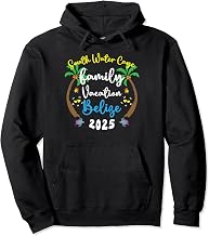 Family Vacation South Water Caye Belize Summer Matchin Group Pullover Hoodie