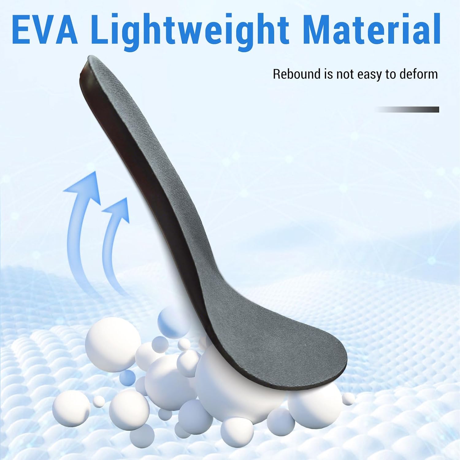 Insoles for New Balance Shoes, Memory Foam Arch Support Replacement Footwear Inserts for Men's Comfor and Cushion Shock Absorbing(M9)