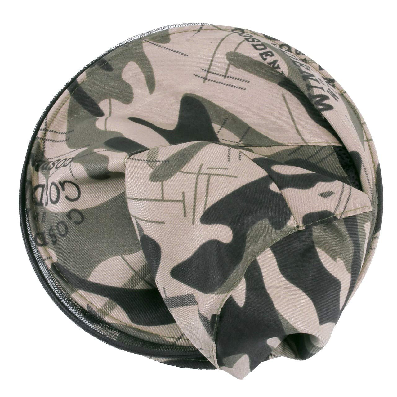 Sombrero de red de cabeza de mosquito con malla extraíble oculta, diseño para pesca al aire libre jardinería, gris Camouflage 7
