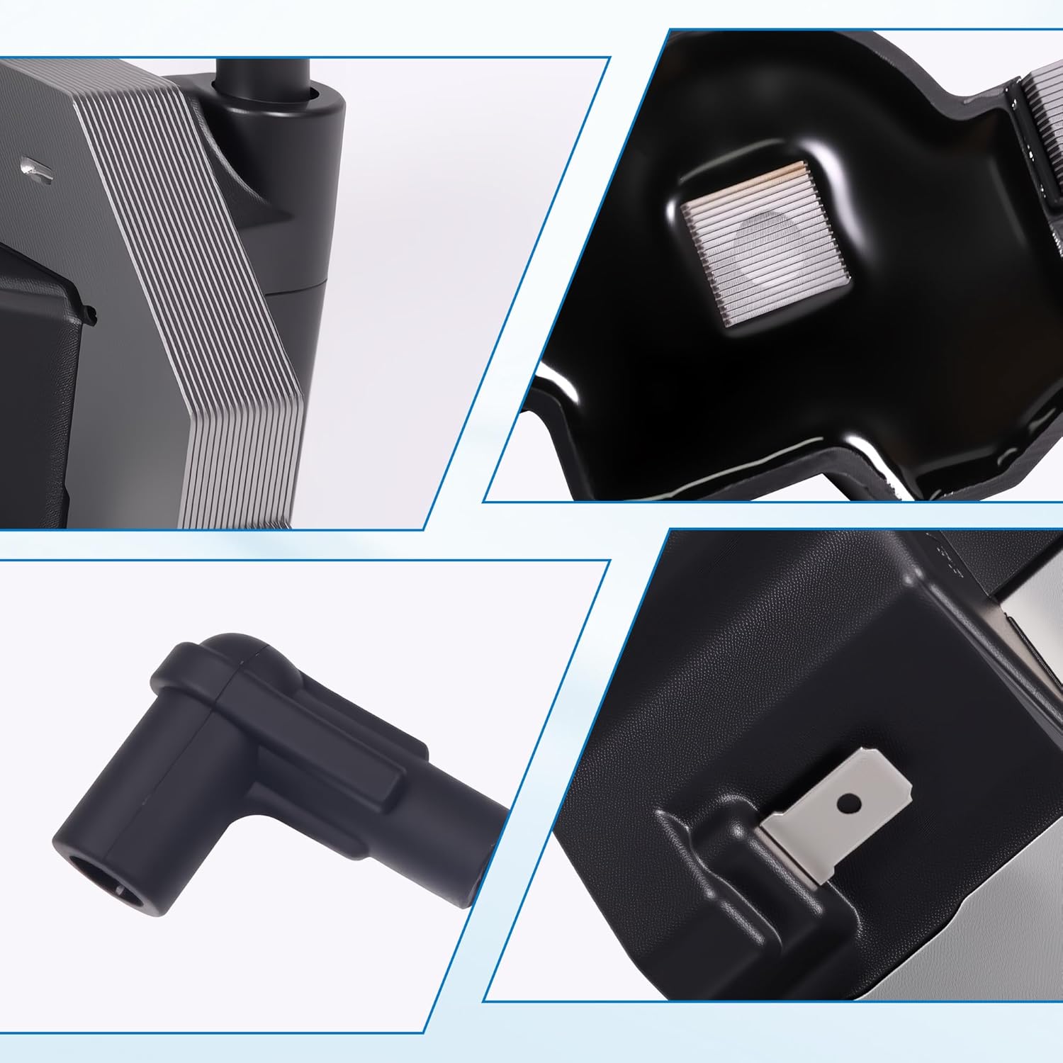 Ignition Coil and Spark Plug Replace 21171-0743 21171-0711 for John Deere for Kawasaki FR651V FR691V FX751V FX801V FX850V FR730V