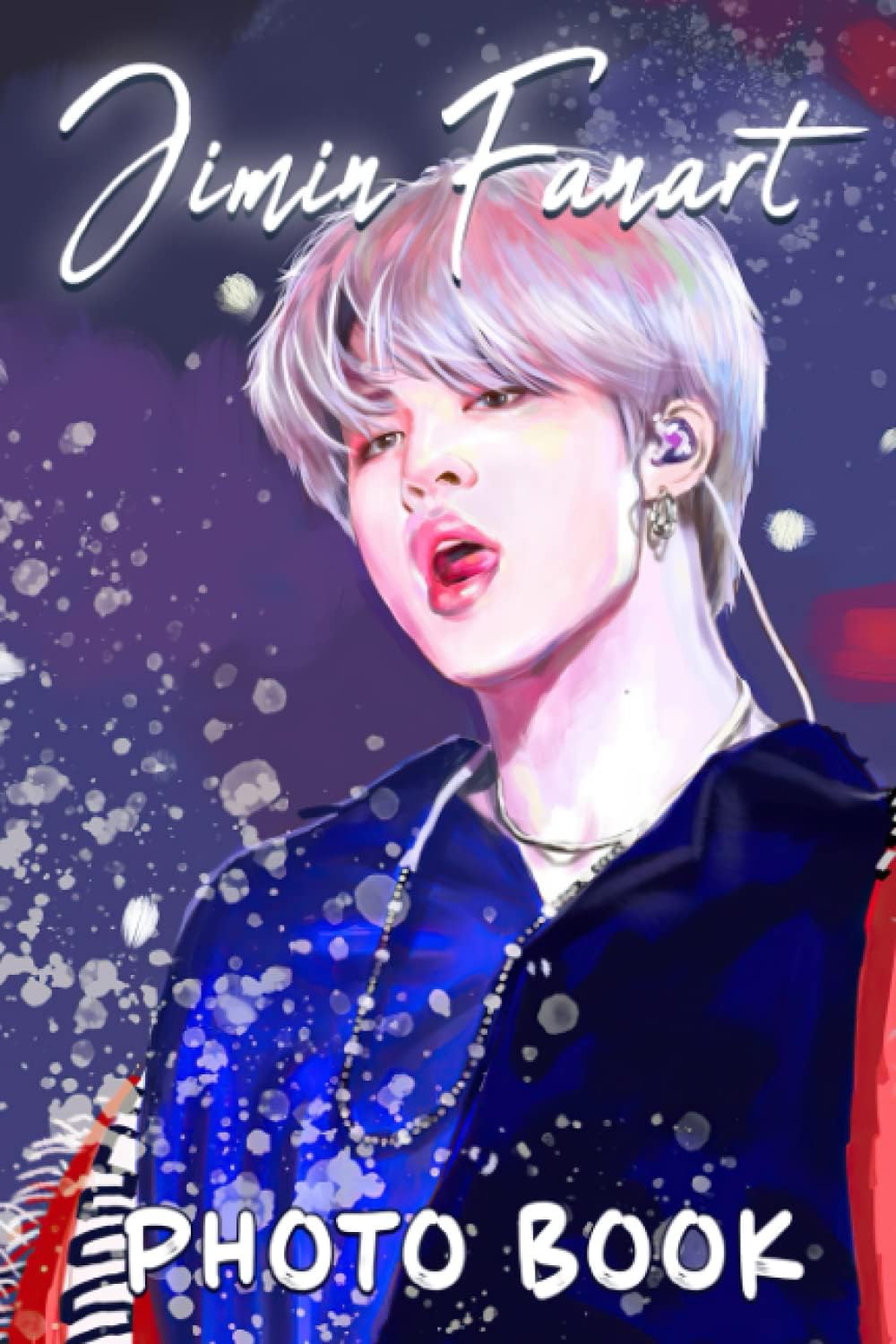 Ĵịmịń Fanart Photo Book: B̝T̝S̝ Colorful Pictures For All Ages To Have Fun And Relax | Ideal Gift For K-pop Lovers