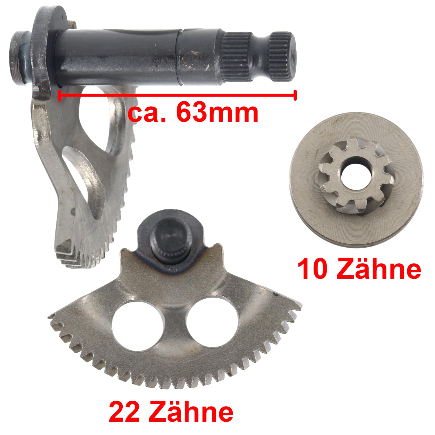 Kickstarter Reparaturset Für 50ccm 2T Motoren – Passend Für Minarelli, F10, F12, F15
